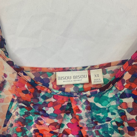 Bisou Bisou Watercolor Dotted Sleeveless Tank Top - Picture 5 of 7